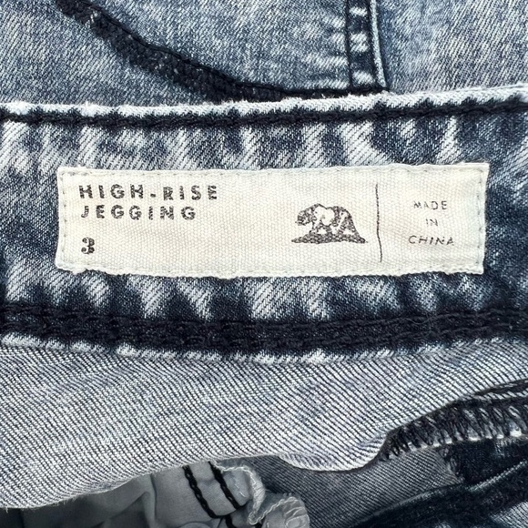 Bullhead Denim Co High Rise Denim Jean Jeggings Size 3 Women’s - Picture 4 of 6